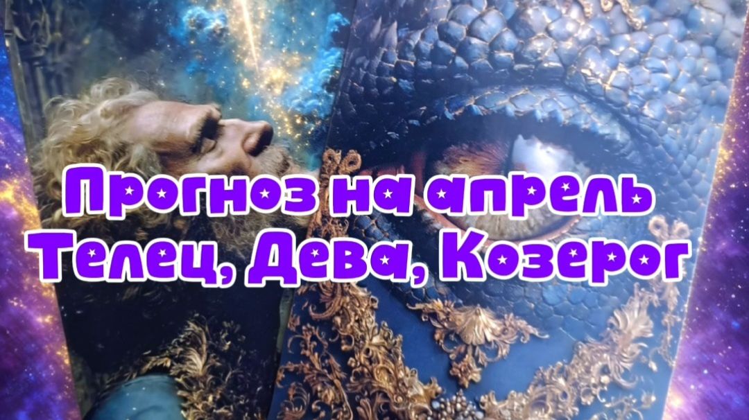 Прогноз на апрель. Телец, Дева, Козерог