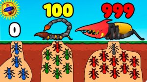 🌞МУРАВЬИ НЕ МОГУТ ПОБЕДИТЬ ЭТОГО ЖУКА! - Empire of Ants - Idle Game #5