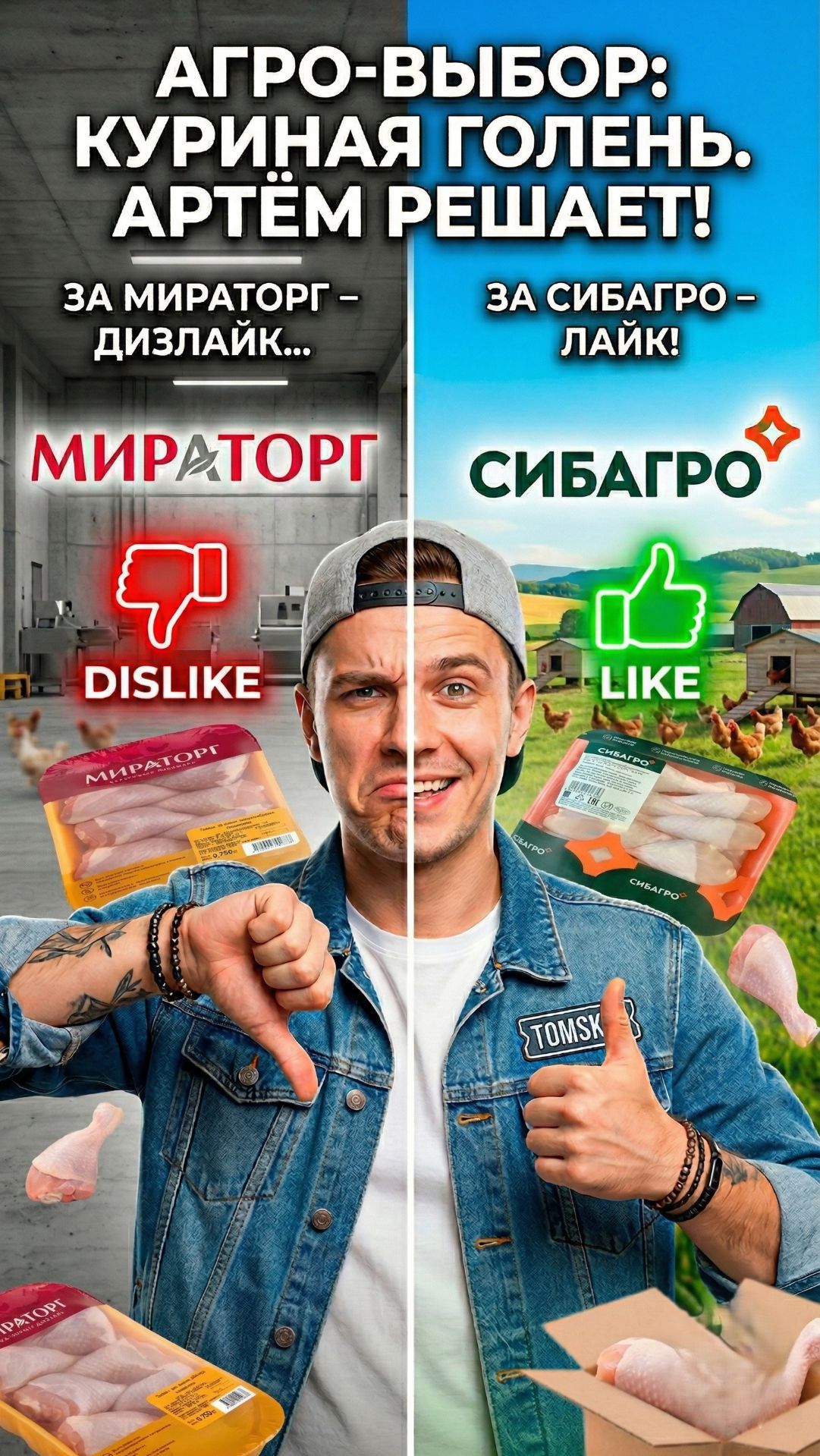Мираторг 👎. Сибагро👍