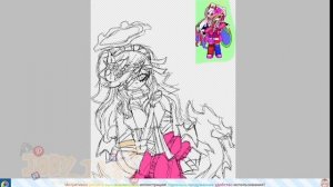 Нет идей для анимации по этому нарисовала арт кого-то