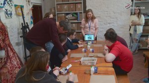 В Серпуховском историко-художественном музее прошел мастер-класс для детей с аутизмом