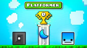 Гонка на ЛУНАХ в Geometry Dash 2.2