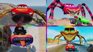 МАШИНКИ ПАУКИ: Гигантские Пауки против Гоночных Машин 🕷️ КРУТОЙ МУЛЬТИК БАТТЛ