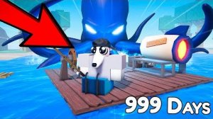 Я провел 24 часа, выживая на плоту в океане Роблокс