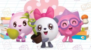 Малышарики. Малышарики учат английские буквы.  Буква А . Алфавит для детей.  Часть 3.