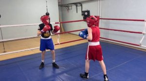 Спаринги я в красном