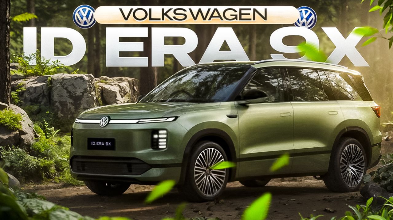 VOLKSWAGEN ID ERA 9X - Первый последовательный гибрид! Обзор и ТестДравайв.
