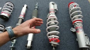 Винтовая подвеска (койловеры) DWD Street для Hyundai Solaris 2 с регулировкой высоты и жесткости.