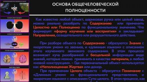 Основа общечеловеческой полноценности.