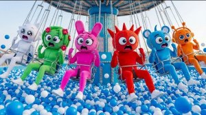 Пинки и его друзья исследуют огромную яму с шариками... То, что они там нашли, просто невероятно!