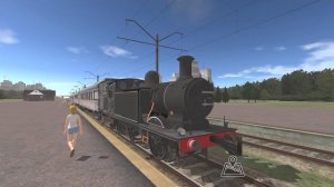 ЕДУ ДО СТАНЦИИ НА ПАРОВОЗЕ В ИГРЕ Train and Rail | Comp1050