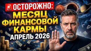 🛑 ОСТОРОЖНО: Месяц финансовой кармы. Апрель 2026.
