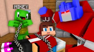 Майки спасает Джей-Джея из плена злобного Оптимуса Прайма. Майнкрафт Мультик