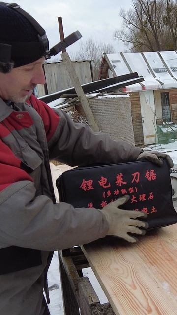 Загадочный китайский чемодан без названия с интересной аккумуляторной, дисковой, циркулярной пилой.