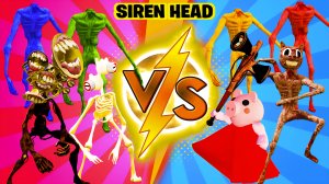 📢 СИРЕНОГОЛОВЫЙ 📢 против МОНСТРОВ ТРЕВОРА ХЕНДЕРСОНА. SIREN HEAD.