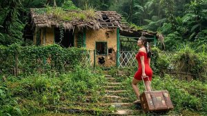 Преданная мужем, она бросила все, чтобы построить уютный домик в лесу. Бушкрафт