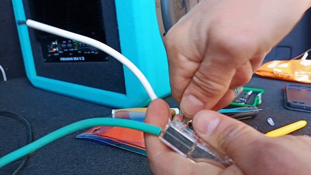 Быстросъем для силовой проводки автозвук Raven Power Cable Splitter