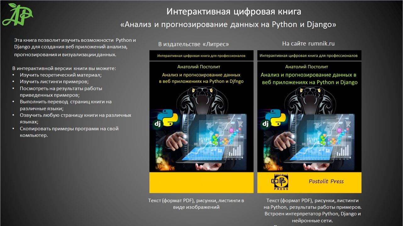 Анализ и прогнозирование данных на Python и Django