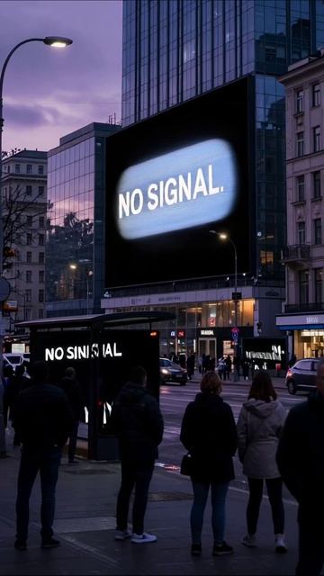 «Тишина в мире: когда всё теряет смысл #потеря #отсутствиесигнала #безнадежность»