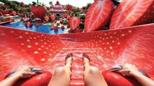 Аквапарк ASMR от первого лица. Разные горки