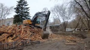 Снос здания в историческом квартале