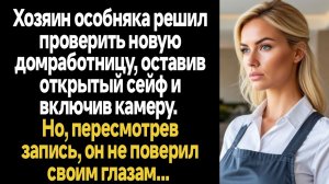 ИСТОРИИ ИЗ ЖИЗНИ/Хозяин особняка решил проверить новую домработницу, оставив открытый сейф и включив