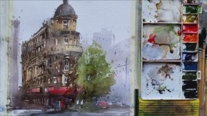 Отличная техника для УЛУЧШЕНИЯ вашей акварельной работы (упрощение)