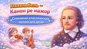 Пахельбель – Канон ре мажор | Спокойная классическая музыка для детей
