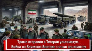 Трамп отправил в Тегеран ультиматум. Война на Ближнем Востоке только начинается