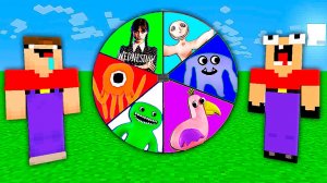 2 НУБА НАШЛИ КОЛЕСО ФОРТУНЫ МОНСТРОВ В МАЙНКРАФТ