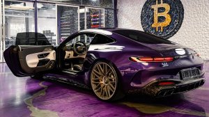 Новый Mercedes AMG GT 63 Coupe 2026 года — звук, интерьер и экстерьер.
