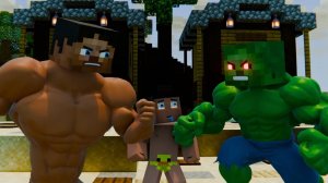 СОРЕВНОВАНИЕ МУСКУЛОВ. Стив против Зомби - МАЙНКРАФТ МУЛЬТИКИ