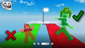 Роблокс папа и дочка проходим тролль обби