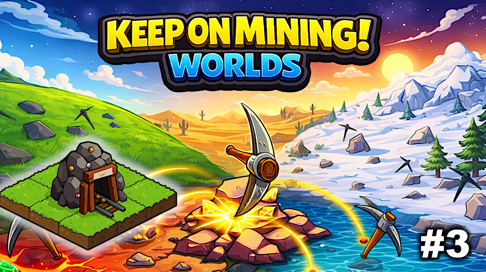 Увеличиваем добычу   |   Keep on Mining! - Worlds   |   #3