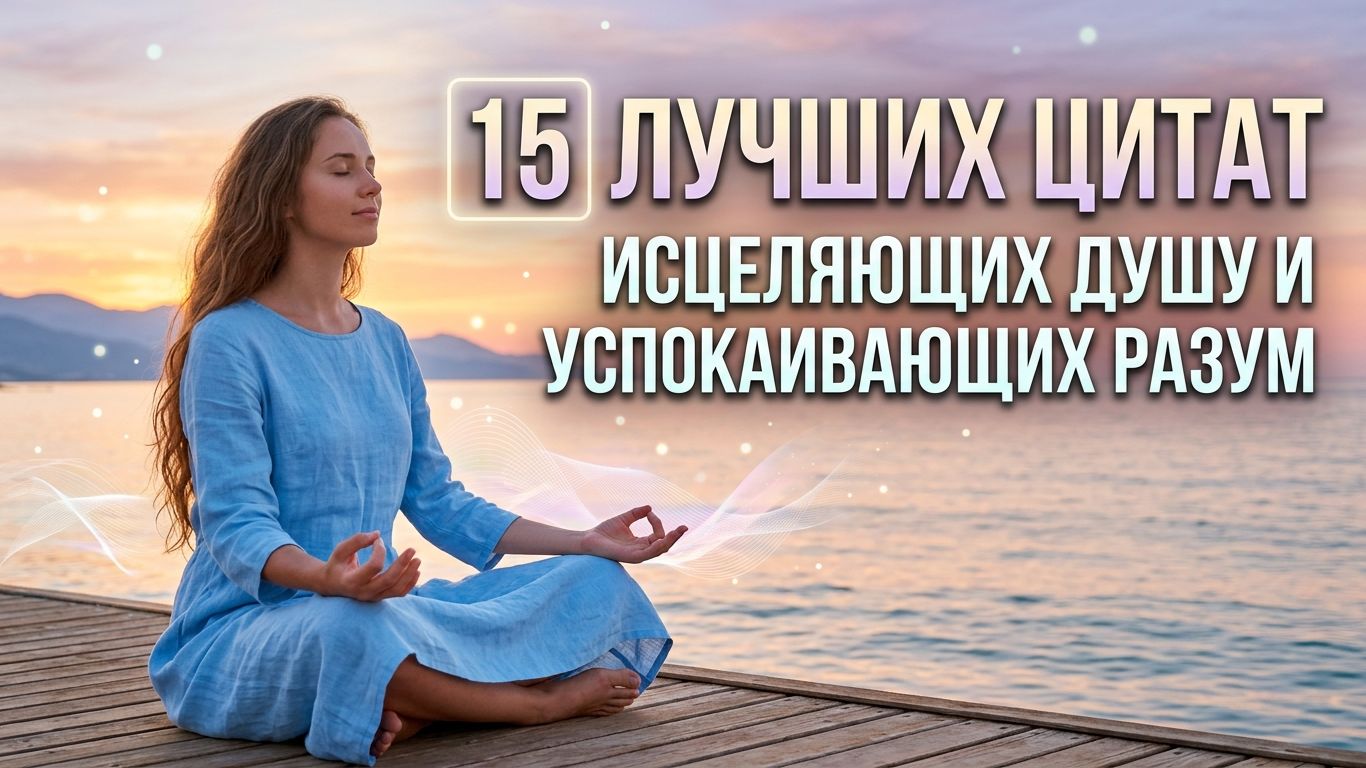 😌 15 ЛУЧШИХ ЦИТАТ, которые УСПОКОЯТ твой разум и ИЗЛЕЧАТ душу! Начни жить в гармонии! ✨
