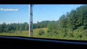 Москва - Ярославль. Вид из окна поезда по маршруту