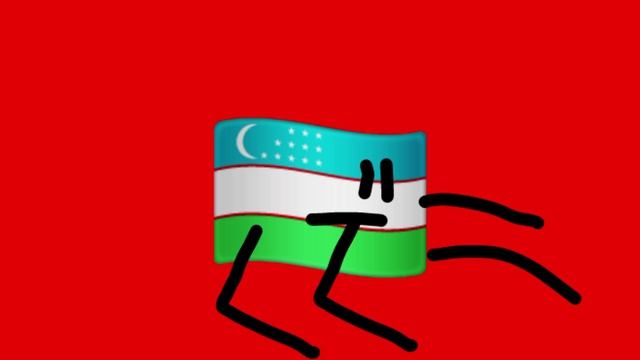 Узбекистан бежит футаж