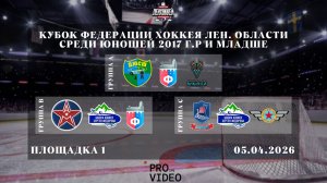 Кубок федерации хоккея Ленинградской области VII ЭТАП | Площадка 1 | 05.04.2026