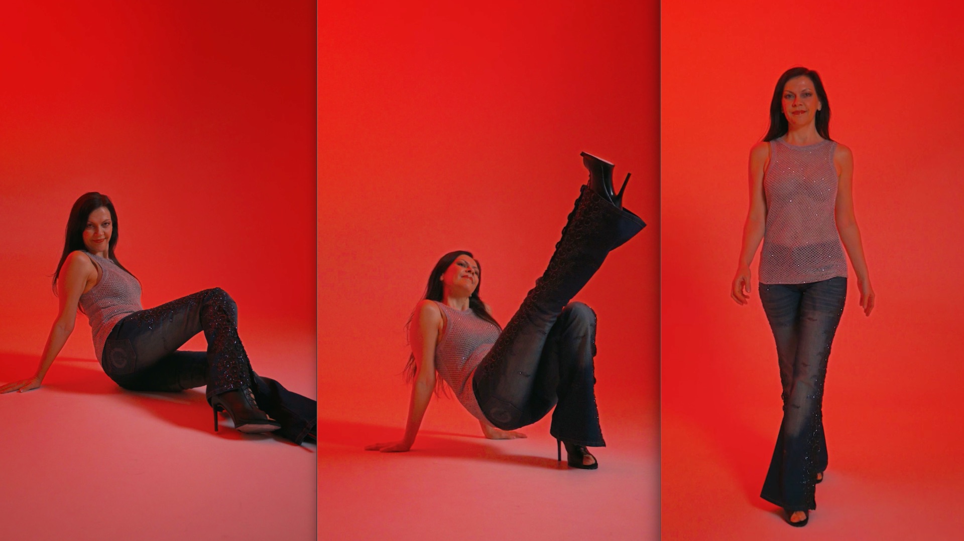 Модель Елена Ковалева. Танец High Heels.