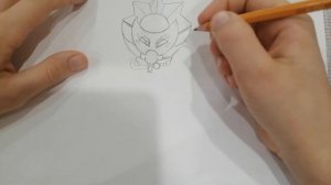 Рисуем Сириуса из Бравл старс