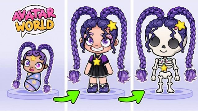 ЭВОЛЮЦИЯ ЛИЛИ ЛАВБРЕЙДЗ В АВАТАР ВОРЛД С РЕБЕНКА ДО ГРОБА! AVATAR WORLD POPPY PLAYTIME