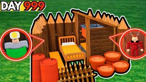 Я построил самую безопасную АФК-базу в 99 ночей в лесу Роблокс