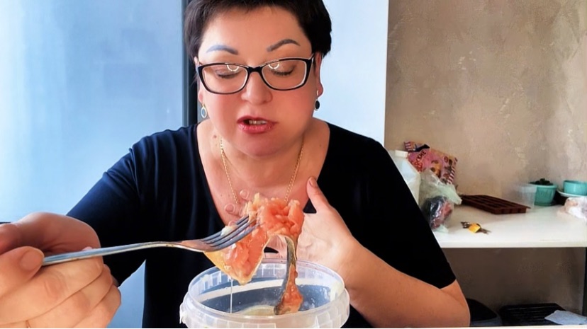 Купила магазинный хлебушек, а есть не вкусно/ Чт я сделала, чтобы горбуша не испортилась/ Мукбан