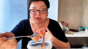 Купила магазинный хлебушек, а есть не вкусно/ Чт я сделала, чтобы горбуша не испортилась/ Мукбан