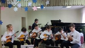 Ансамбль домристов Созвучие- М. Товпенко РНП Ах, улица, улица широкая