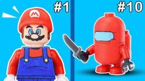 Создаю ПЕРСОНАЖЕЙ ПОПУЛЯРНЫХ ВИДЕОИГР из LEGO !