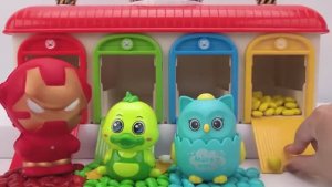 Мультики для детей. Мультик про слаймы и гаражи .  Увлекательный мультик для малышей.