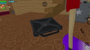 я оказался в доме у печеньки в chicken gun