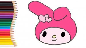 Как нарисовать МАЙ МЕЛОДИ Рисуем Май Мелоди Из Хэллоу Китти