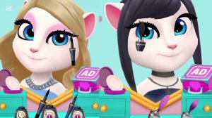 УЭНЗДЕЙ И ХОЛОДНОЕ СЕРДЦЕ В ГОВОРЯЩЕЙ АНДЖЕЛЕ! ДЕЛАЕМ ПЕРСОНАЖЕЙ КТО ПОБЕДИТ РЕАКЦИЯ